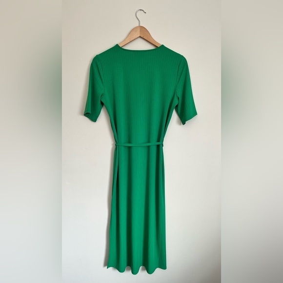 Melissa Paige Simple Tie Green Midi Dress - Picture 3 of 7